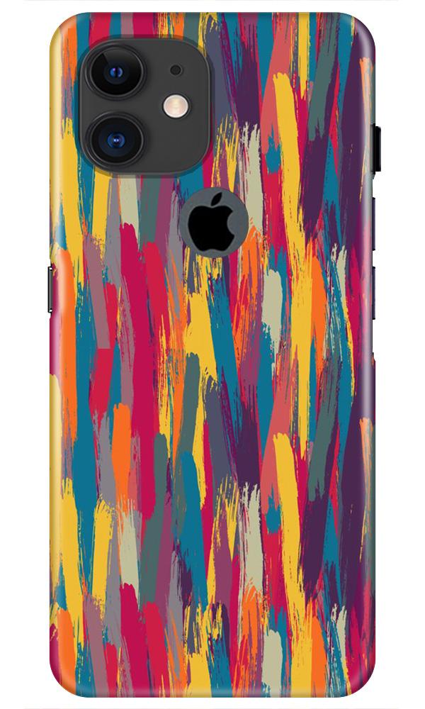Modern Art Mobile Back Case for iPhone 11 Logo Cut (Design - 242) Modern Art Case for iPhone 11 Logo Cut (Design No. 242)