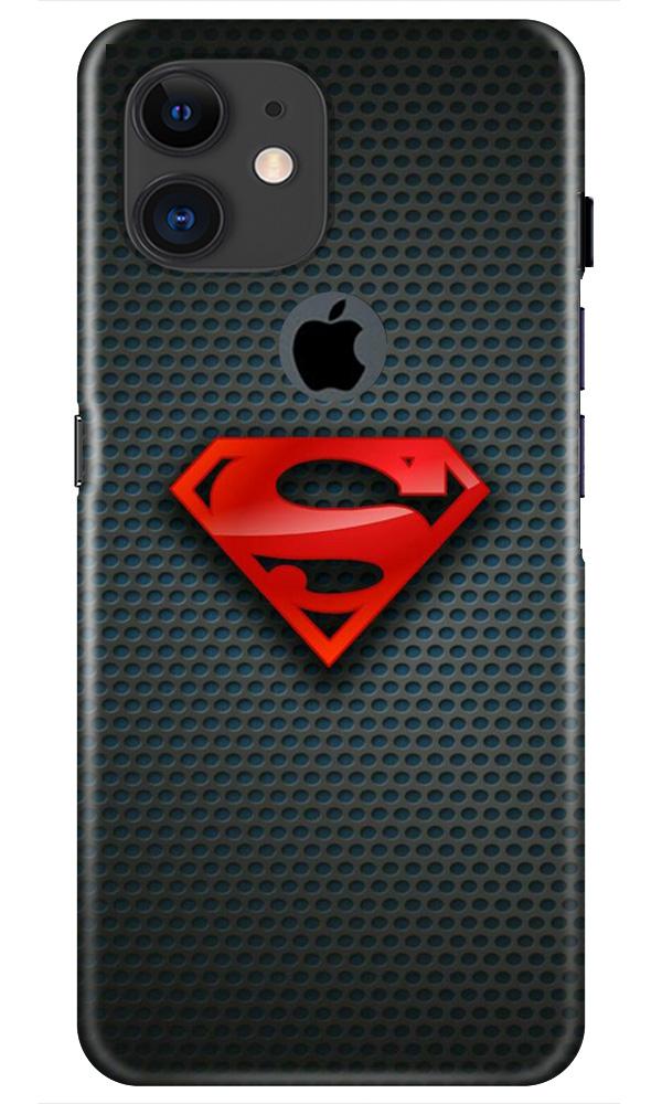 Superman Mobile Back Case for iPhone 11 Logo Cut (Design - 247) Superman Case for iPhone 11 Logo Cut (Design No. 247)