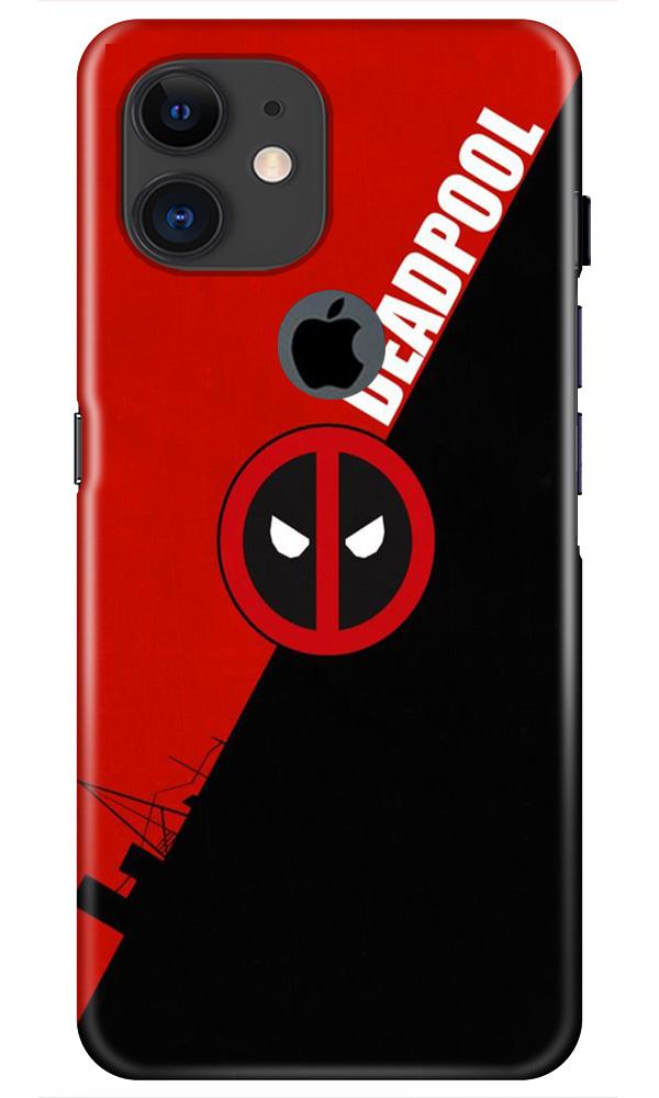 Deadpool Mobile Back Case for iPhone 11 Logo Cut (Design - 248) Deadpool Case for iPhone 11 Logo Cut (Design No. 248)