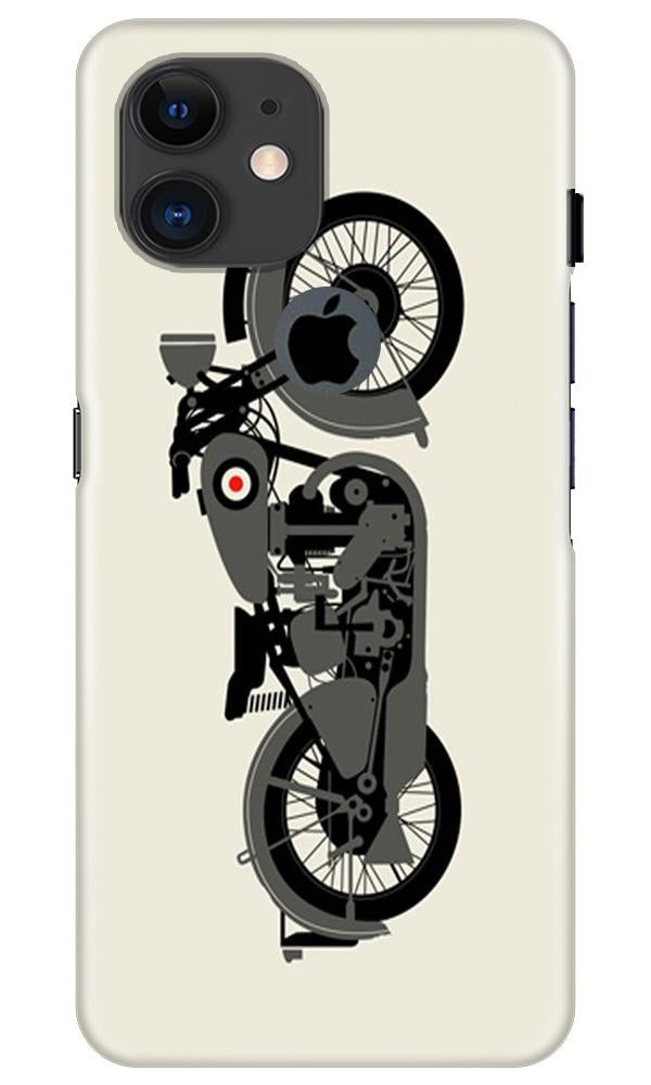 MotorCycle Mobile Back Case for iPhone 11 Logo Cut (Design - 259) MotorCycle Case for iPhone 11 Logo Cut (Design No. 259)
