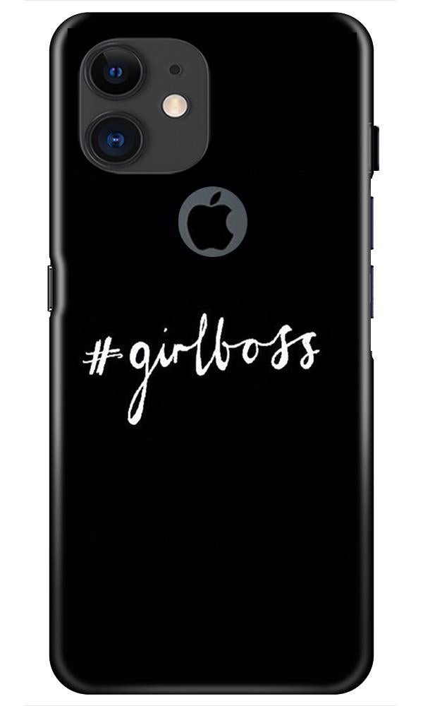 #GirlBoss Mobile Back Case for iPhone 11 Logo Cut (Design - 266) #GirlBoss Case for iPhone 11 Logo Cut (Design No. 266)