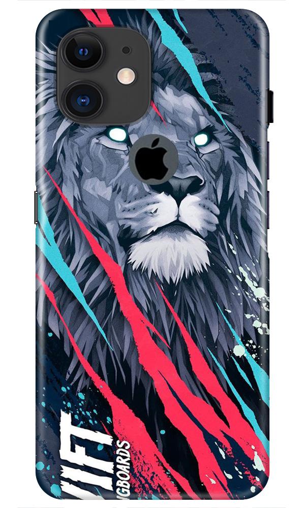 Lion Mobile Back Case for iPhone 11 Logo Cut (Design - 278) Lion Case for iPhone 11 Logo Cut (Design No. 278)