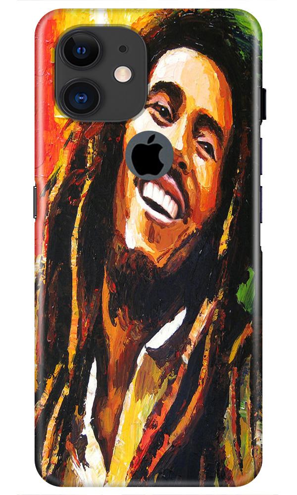 Bob marley Mobile Back Case for iPhone 11 Logo Cut (Design - 295) Bob marley Case for iPhone 11 Logo Cut (Design No. 295)