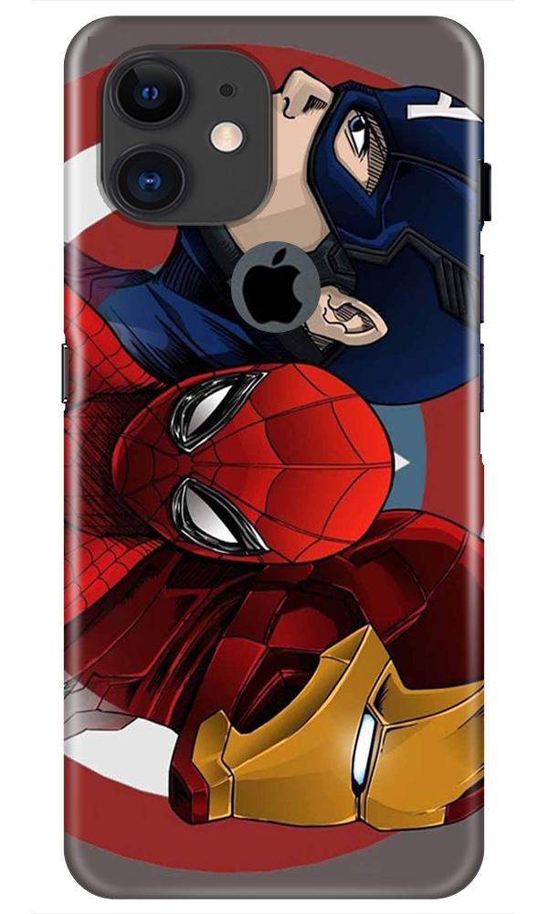 Superhero Mobile Back Case for iPhone 11 Logo Cut (Design - 311) Superhero Mobile Back Case for iPhone 11 Logo Cut (Design - 311)