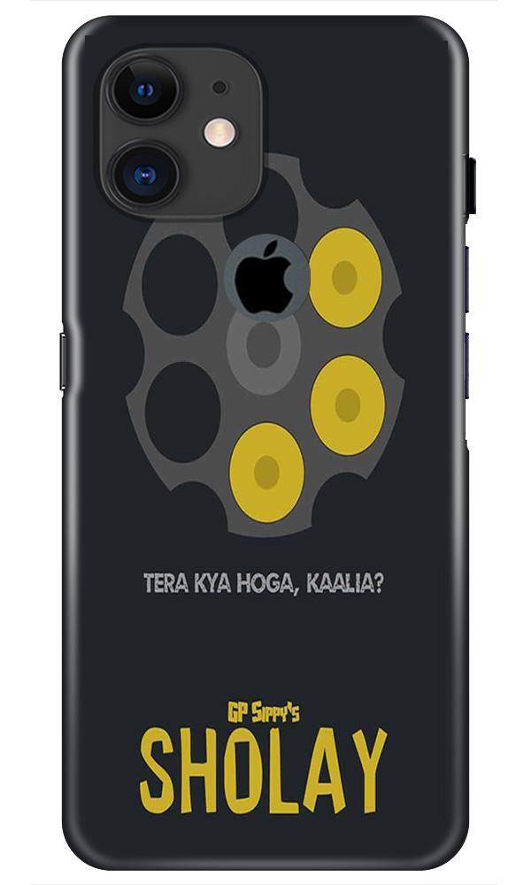 Sholay Mobile Back Case for iPhone 11 Logo Cut (Design - 356) Sholay Mobile Back Case for iPhone 11 Logo Cut (Design - 356)
