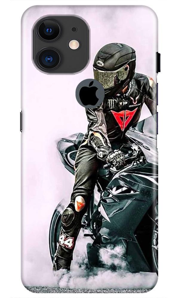Biker Mobile Back Case for iPhone 11 Logo Cut (Design - 383) Biker Mobile Back Case for iPhone 11 Logo Cut (Design - 383)