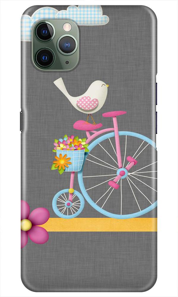 Sparron with cycle Mobile Back Case for iPhone 11 Pro Max (Design - 34) Sparron with cycle Case for iPhone 11 Pro Max
