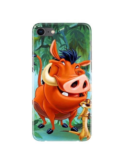Timon and Pumbaa Mobile Back Case for iPhone 8 (Design - 305) Timon and Pumbaa Mobile Back Case for iPhone 8 (Design - 305)