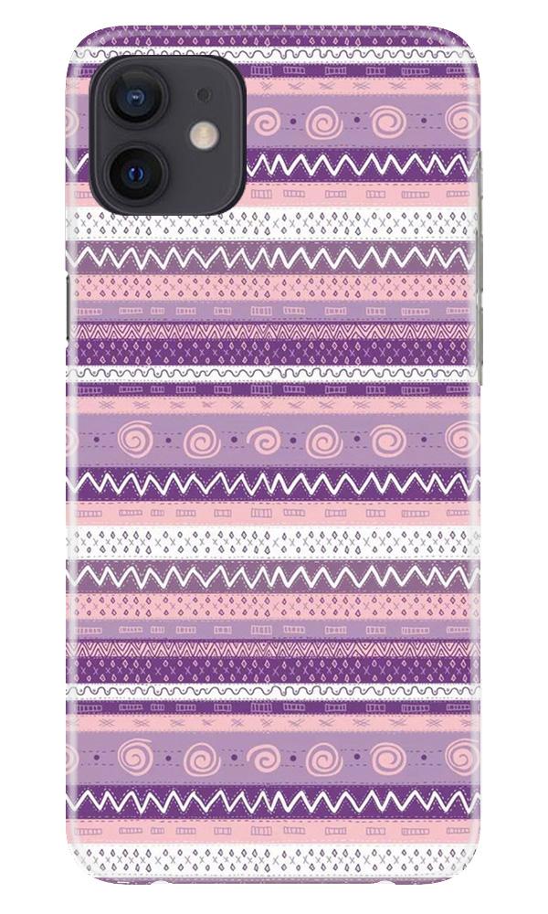 Zigzag line pattern3 Mobile Back Case for iPhone 12 Mini (Design - 11) Zigzag line pattern3 Case for iPhone 12 Mini