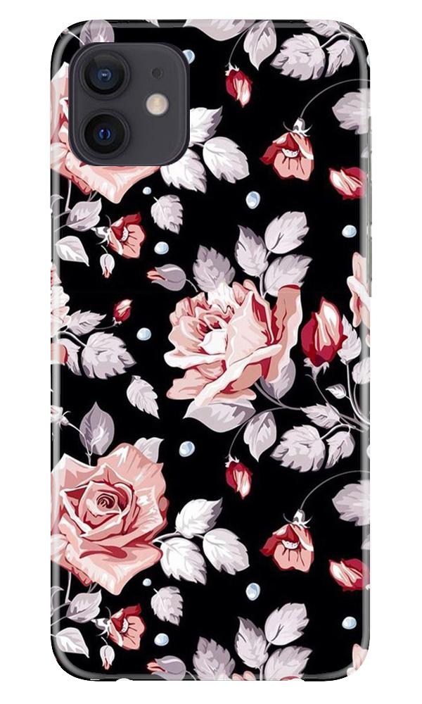 Pink rose Mobile Back Case for iPhone 12 (Design - 12) Pink rose Case for iPhone 12