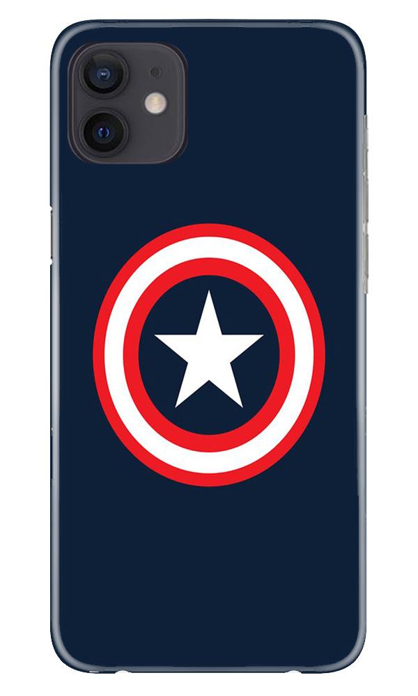 Captain America Mobile Back Case for iPhone 12 (Design - 42) Captain America Case for iPhone 12