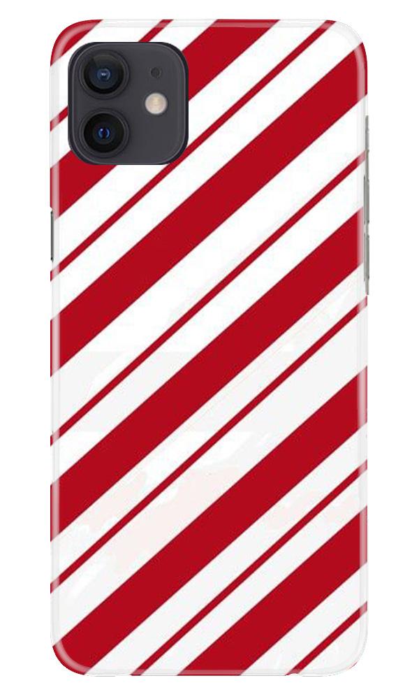 Red White Mobile Back Case for iPhone 12 (Design - 44) Red White Case for iPhone 12