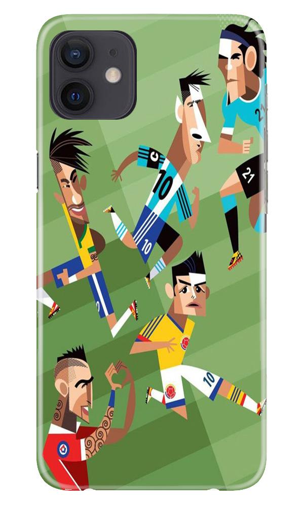 Football Mobile Back Case for iPhone 12 Mini (Design - 166) Football Case for iPhone 12 Mini (Design - 166)