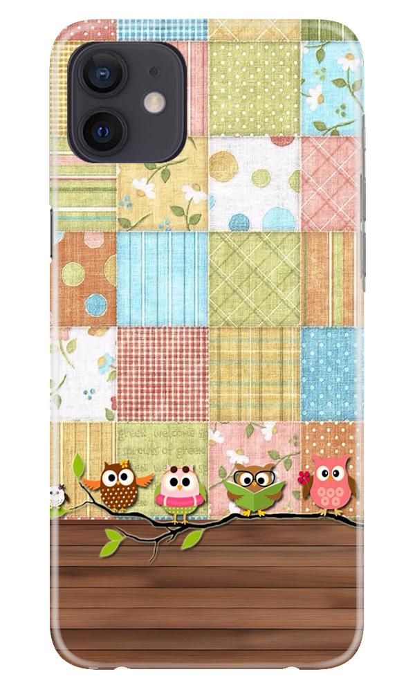 Owls Mobile Back Case for iPhone 12 Mini (Design - 202) Owls Case for iPhone 12 Mini (Design - 202)