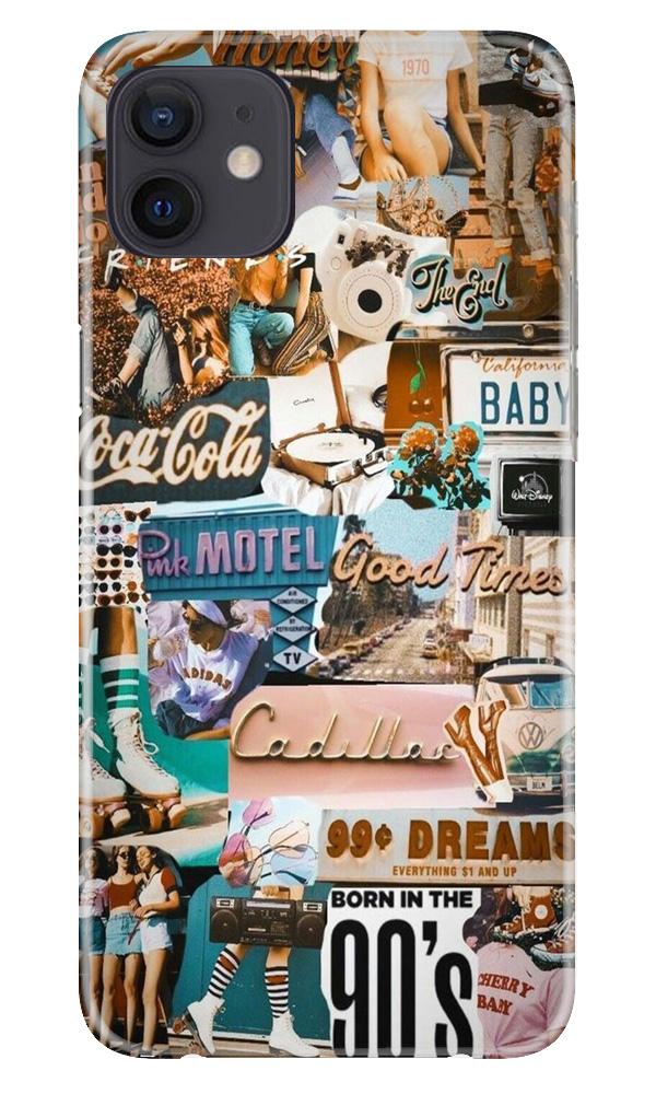 Vintage Design Mobile Back Case for iPhone 12 Mini (Design - 284) Vintage Design Case for iPhone 12 Mini (Design No. 284)