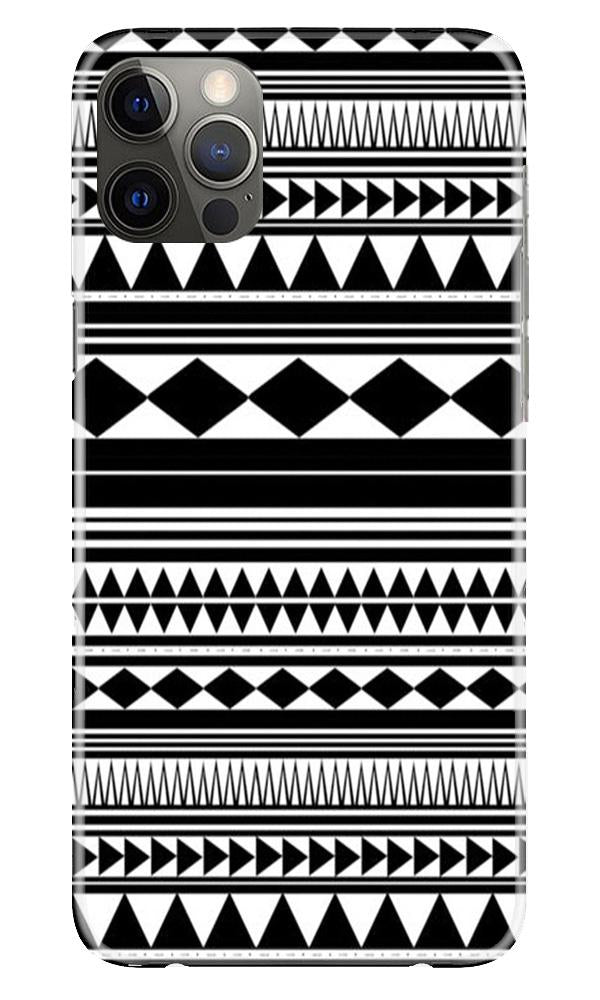 Black white Pattern Mobile Back Case for iPhone 12 Pro (Design - 5) Black white Pattern Case for iPhone 12 Pro