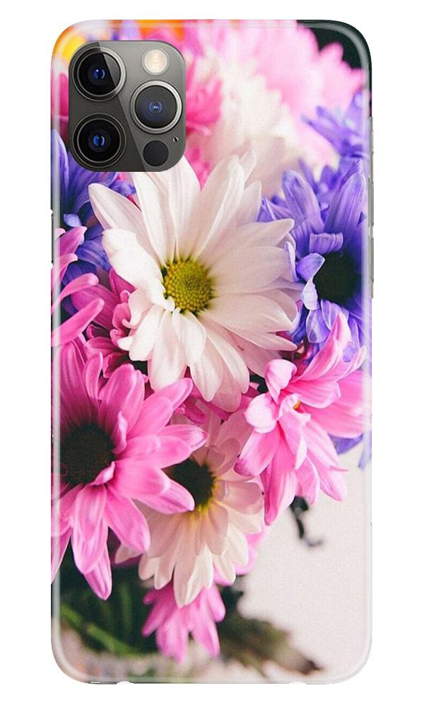 Coloful Daisy Mobile Back Case for iPhone 12 Pro (Design - 73) Coloful Daisy Case for iPhone 12 Pro