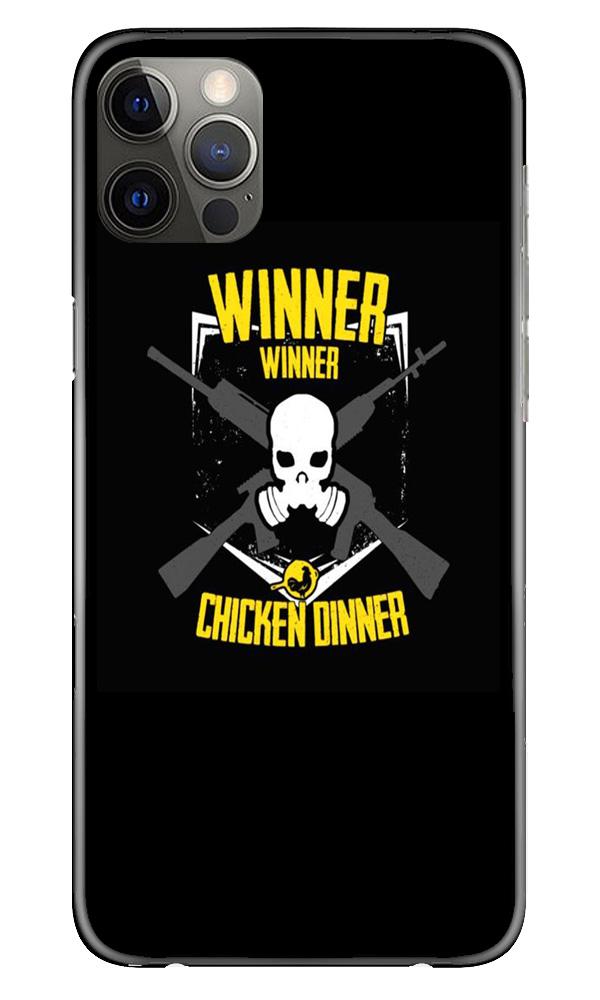 Winner Winner Chicken Dinner Mobile Back Case for iPhone 12 Pro Max (Design - 178) Winner Winner Chicken Dinner Case for iPhone 12 Pro Max (Design - 178)