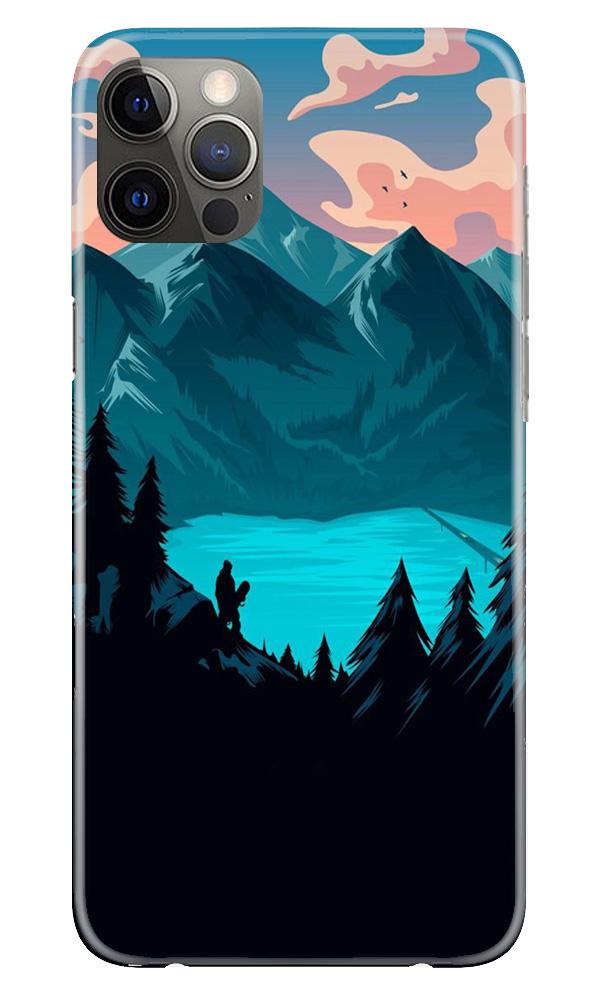 Mountains Mobile Back Case for iPhone 12 Pro Max (Design - 186) Mountains Case for iPhone 12 Pro Max (Design - 186)