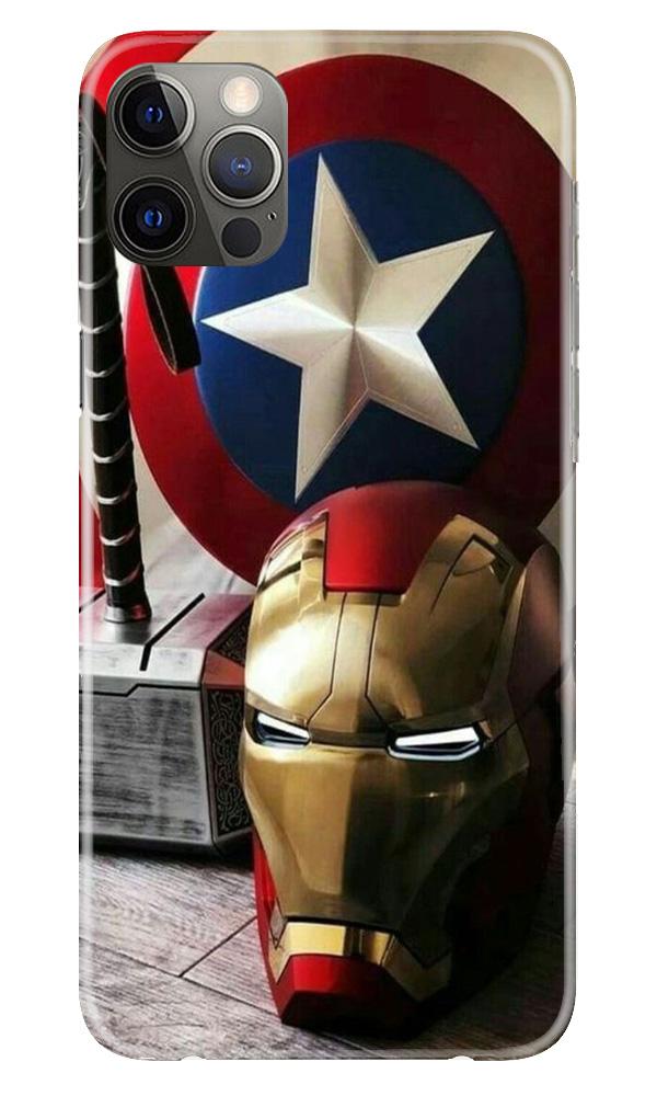 Ironman Captain America Mobile Back Case for iPhone 12 Pro (Design - 254) Ironman Captain America Case for iPhone 12 Pro (Design No. 254)