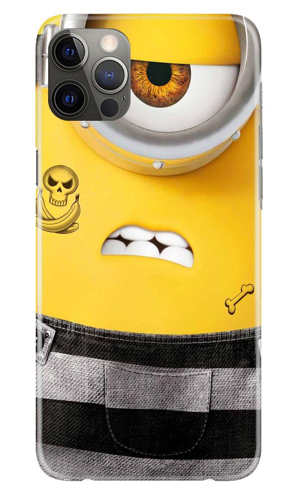 Minion Mobile Back Case for iPhone 12 Pro (Design Minion Mobile Back Case for iPhone 12 Pro (Design