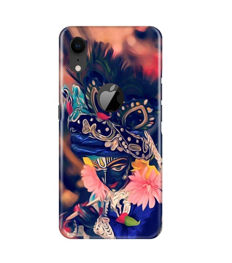 Lord Krishna Mobile Back Case for iPhone Xr Logo Cut (Design - 16) Lord Krishna Case for iPhone Xr Logo Cut