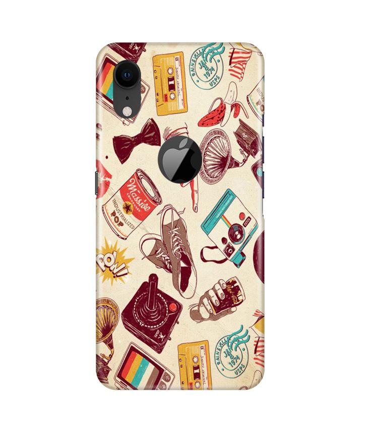 Vintage Mobile Back Case for iPhone Xr Logo Cut (Design - 35) Vintage Case for iPhone Xr Logo Cut