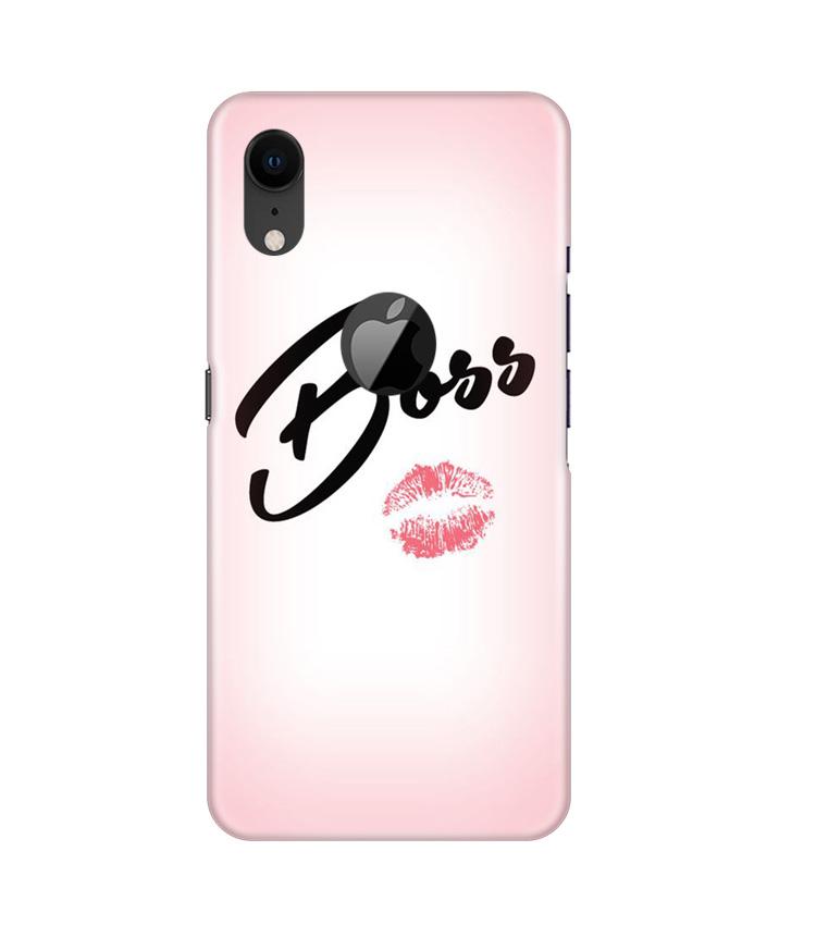 Boss Mobile Back Case for iPhone Xr Logo Cut (Design - 59) Boss Case for iPhone Xr Logo Cut