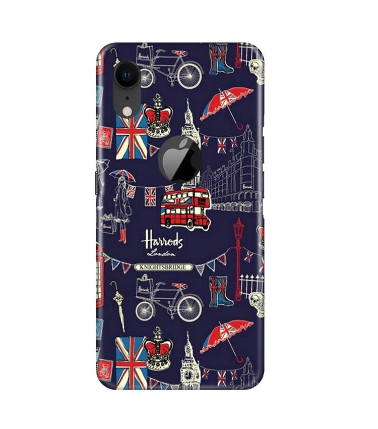 Love London Mobile Back Case for iPhone Xr Logo Cut (Design - 75) Love London Case for iPhone Xr Logo Cut