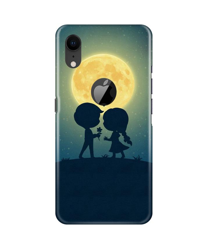 Love Couple Mobile Back Case for iPhone Xr Logo Cut (Design - 109) Love Couple Case for iPhone Xr Logo Cut (Design - 109)