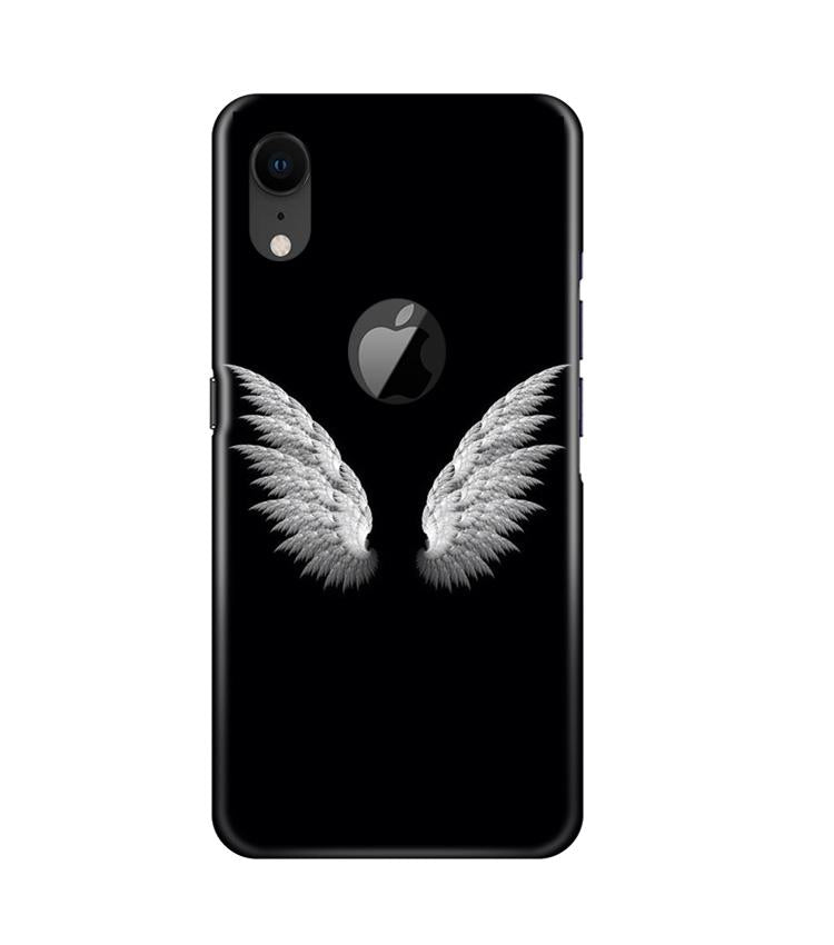Angel Mobile Back Case for iPhone Xr Logo Cut (Design - 142) Angel Case for iPhone Xr Logo Cut (Design - 142)