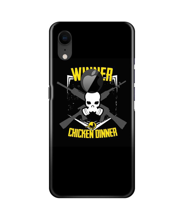 Winner Winner Chicken Dinner Mobile Back Case for iPhone Xr Logo Cut (Design - 178) Winner Winner Chicken Dinner Case for iPhone Xr Logo Cut (Design - 178)