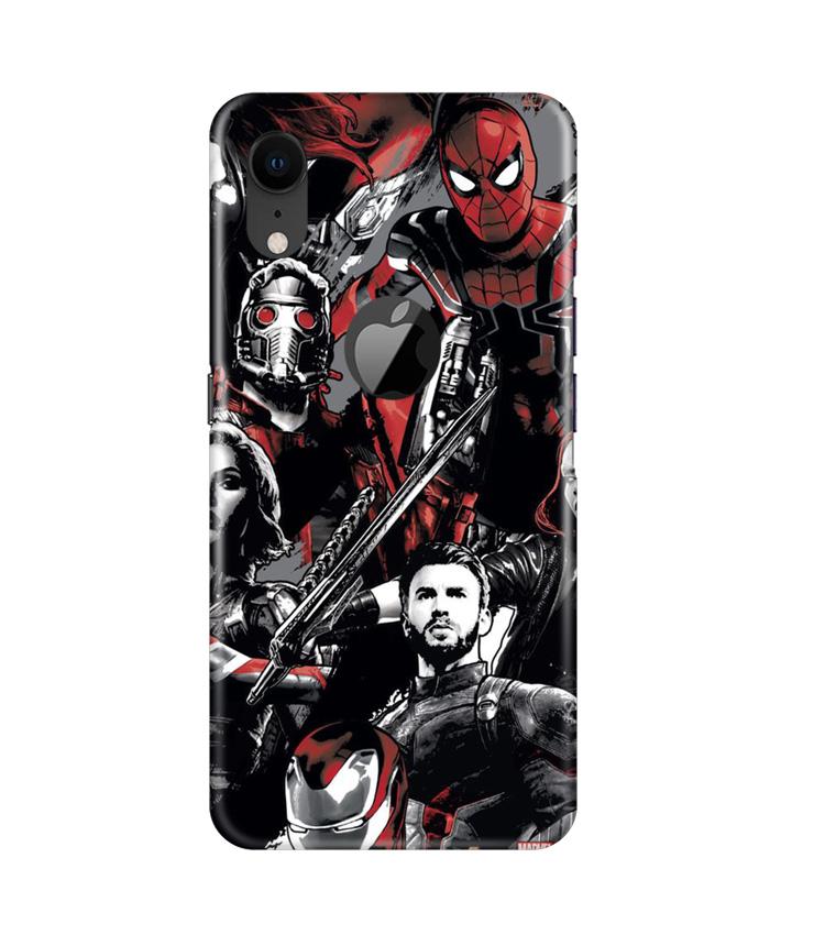 Avengers Mobile Back Case for iPhone Xr Logo Cut (Design - 190) Avengers Case for iPhone Xr Logo Cut (Design - 190)