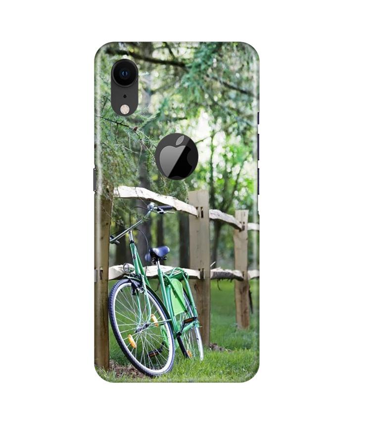 Bicycle Mobile Back Case for iPhone Xr Logo Cut (Design - 208) Bicycle Case for iPhone Xr Logo Cut (Design No. 208)