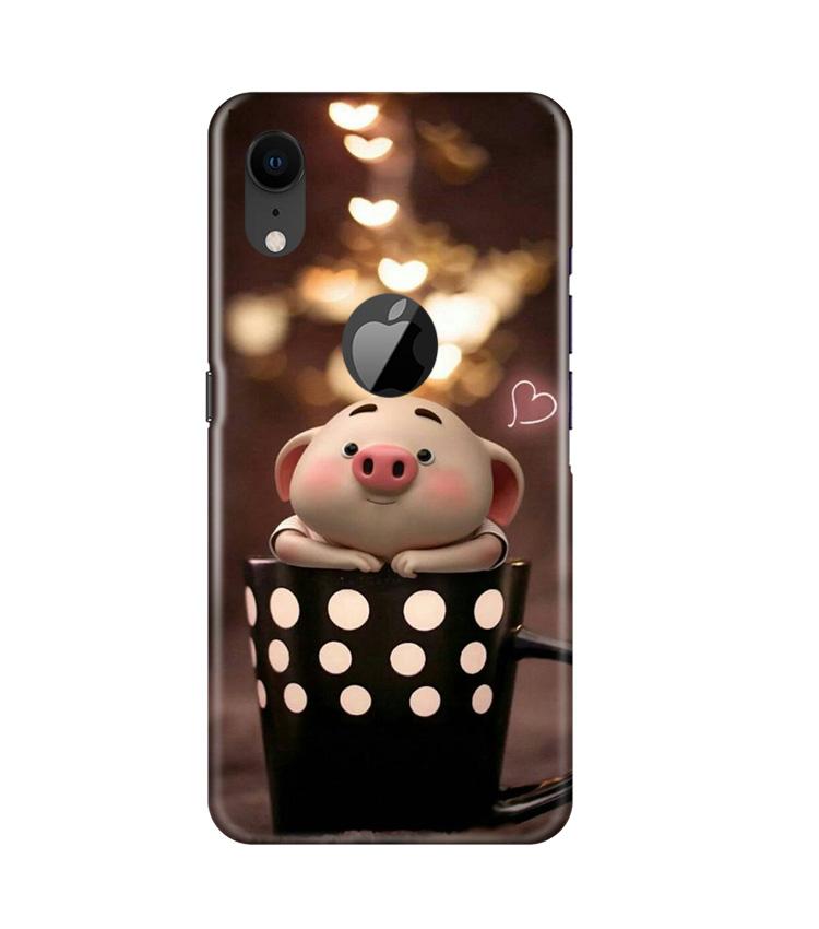 Cute Bunny Mobile Back Case for iPhone Xr Logo Cut (Design - 213) Cute Bunny Case for iPhone Xr Logo Cut (Design No. 213)
