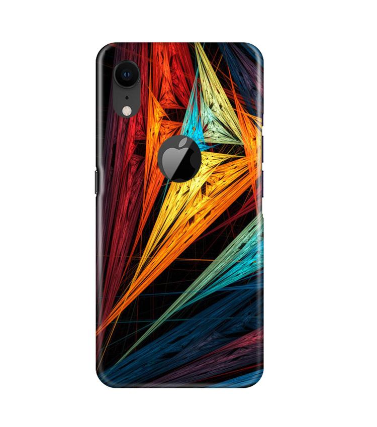 Modern Art Mobile Back Case for iPhone Xr Logo Cut (Design - 229) Modern Art Case for iPhone Xr Logo Cut (Design No. 229)