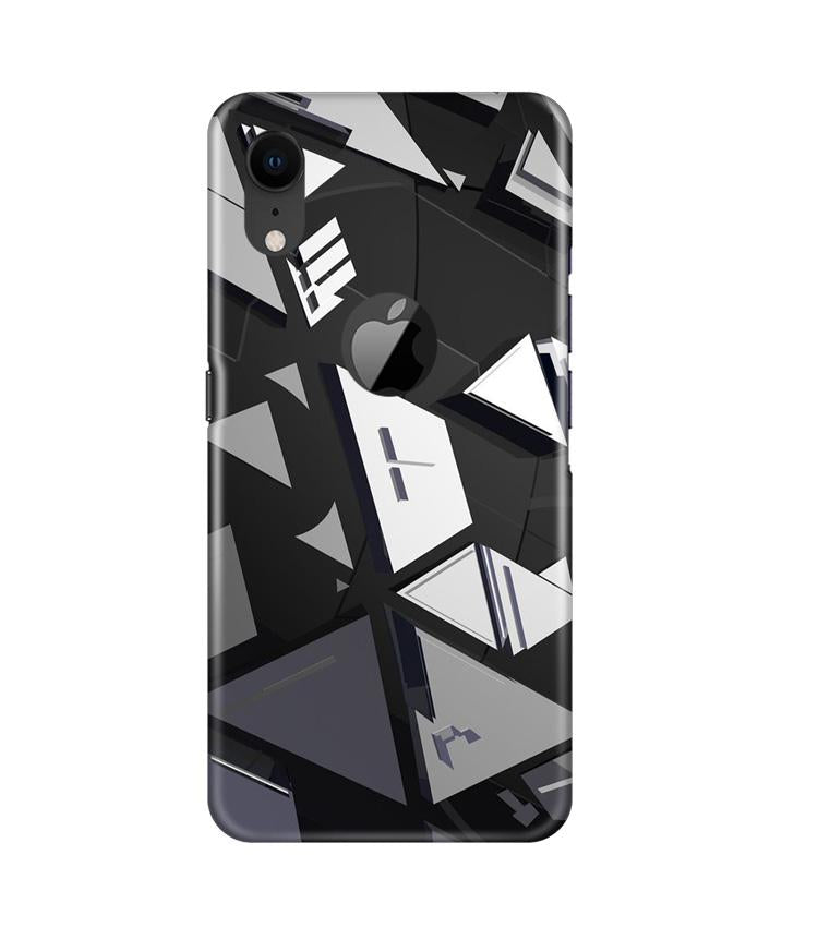 Modern Art Mobile Back Case for iPhone Xr Logo Cut (Design - 230) Modern Art Case for iPhone Xr Logo Cut (Design No. 230)