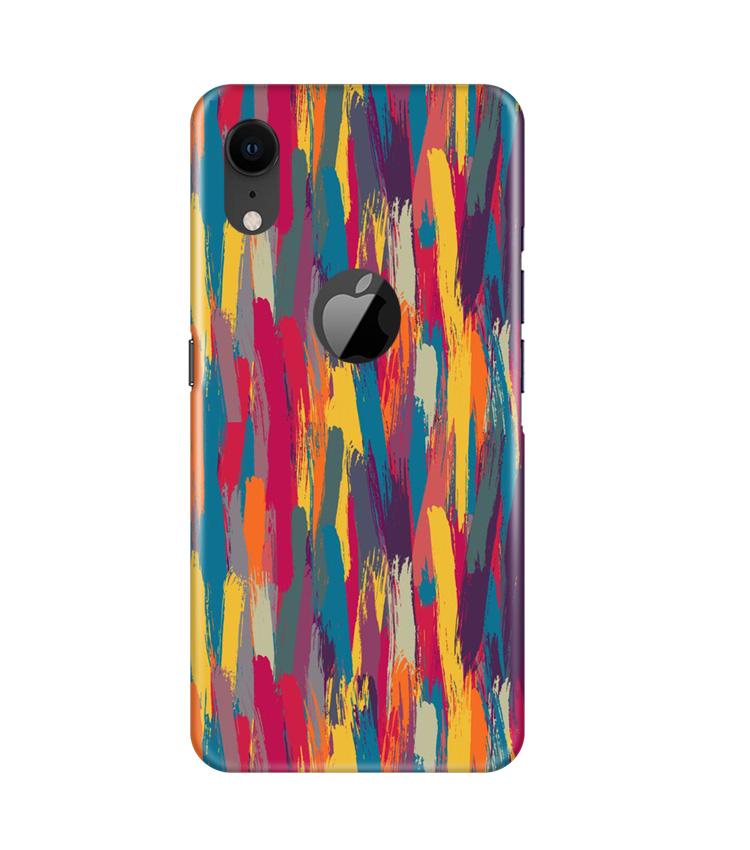 Modern Art Mobile Back Case for iPhone Xr Logo Cut (Design - 242) Modern Art Case for iPhone Xr Logo Cut (Design No. 242)