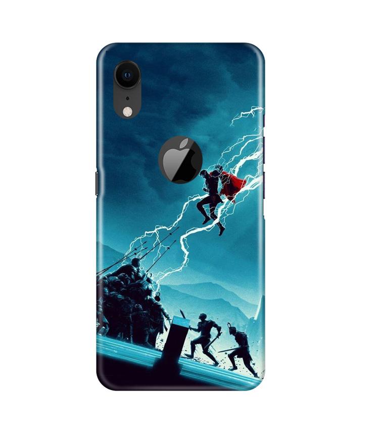 Thor Avengers Mobile Back Case for iPhone Xr Logo Cut (Design - 243) Thor Avengers Case for iPhone Xr Logo Cut (Design No. 243)