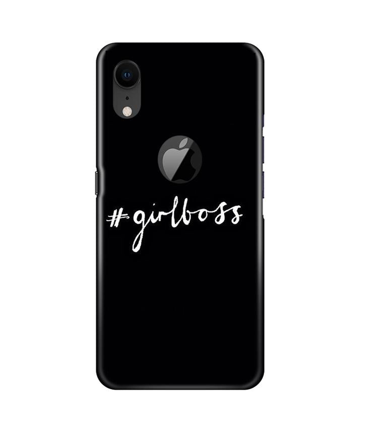 #GirlBoss Mobile Back Case for iPhone Xr Logo Cut (Design - 266) #GirlBoss Case for iPhone Xr Logo Cut (Design No. 266)