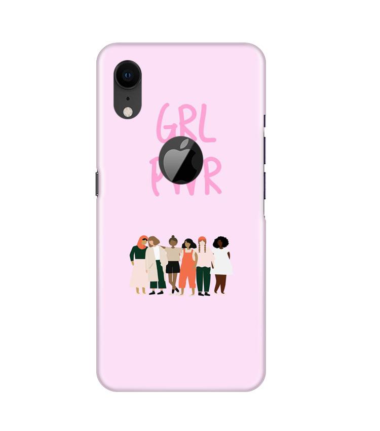 Girl Power Mobile Back Case for iPhone Xr Logo Cut (Design - 267) Girl Power Case for iPhone Xr Logo Cut (Design No. 267)