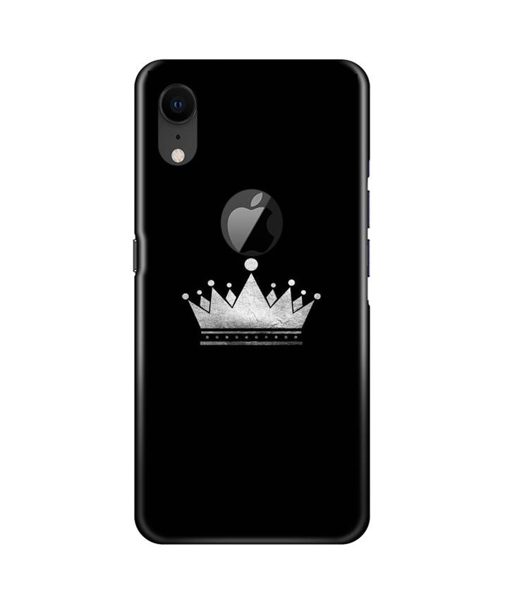 King Mobile Back Case for iPhone Xr Logo Cut (Design - 280) King Case for iPhone Xr Logo Cut (Design No. 280)