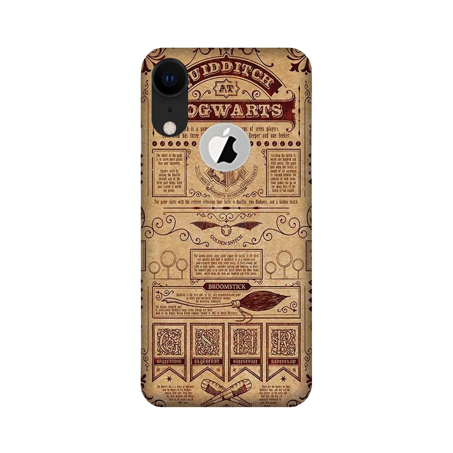 Hogwarts Mobile Back Case for iPhone Xr logo cut (Design - 304) Hogwarts Mobile Back Case for iPhone Xr logo cut (Design - 304)