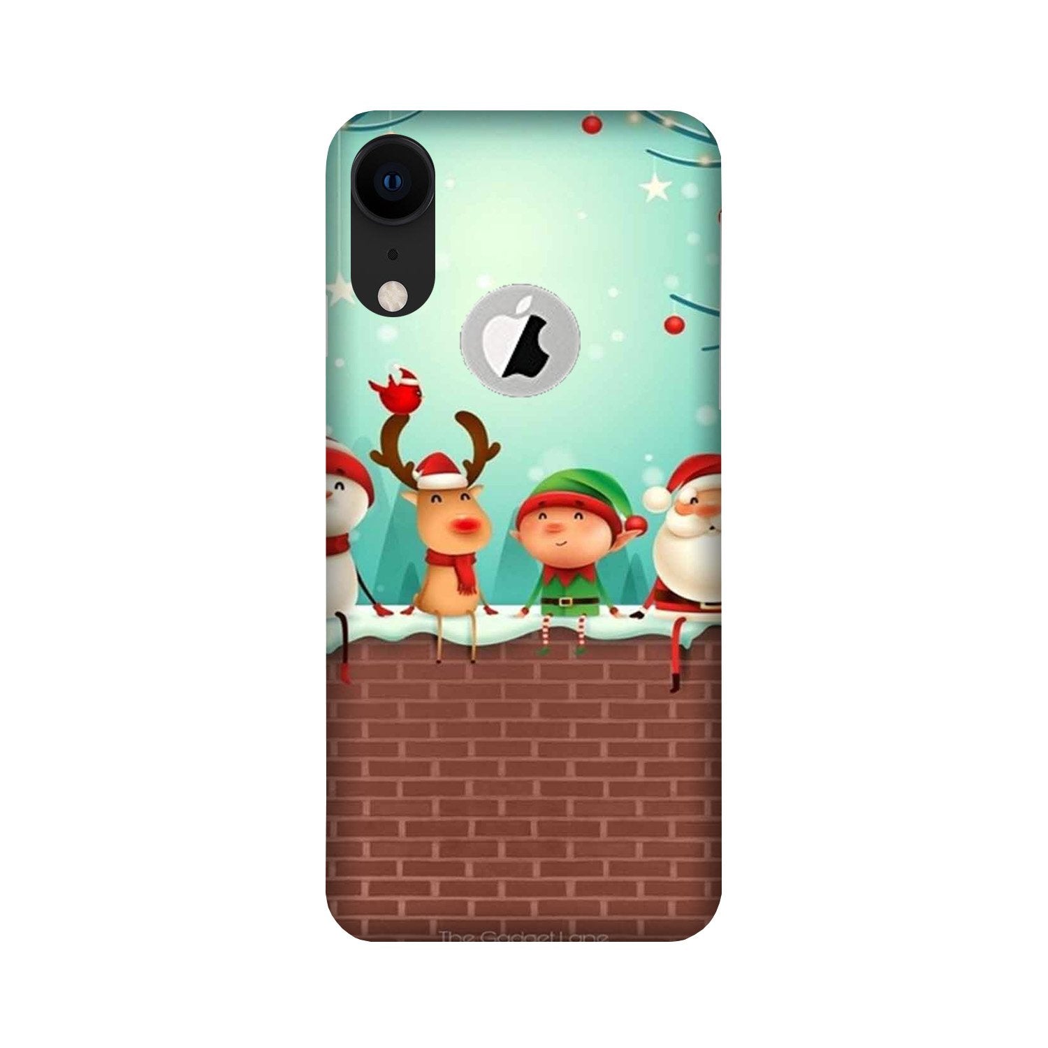 Santa Claus Mobile Back Case for iPhone Xr logo cut (Design - 334) Santa Claus Mobile Back Case for iPhone Xr logo cut (Design - 334)