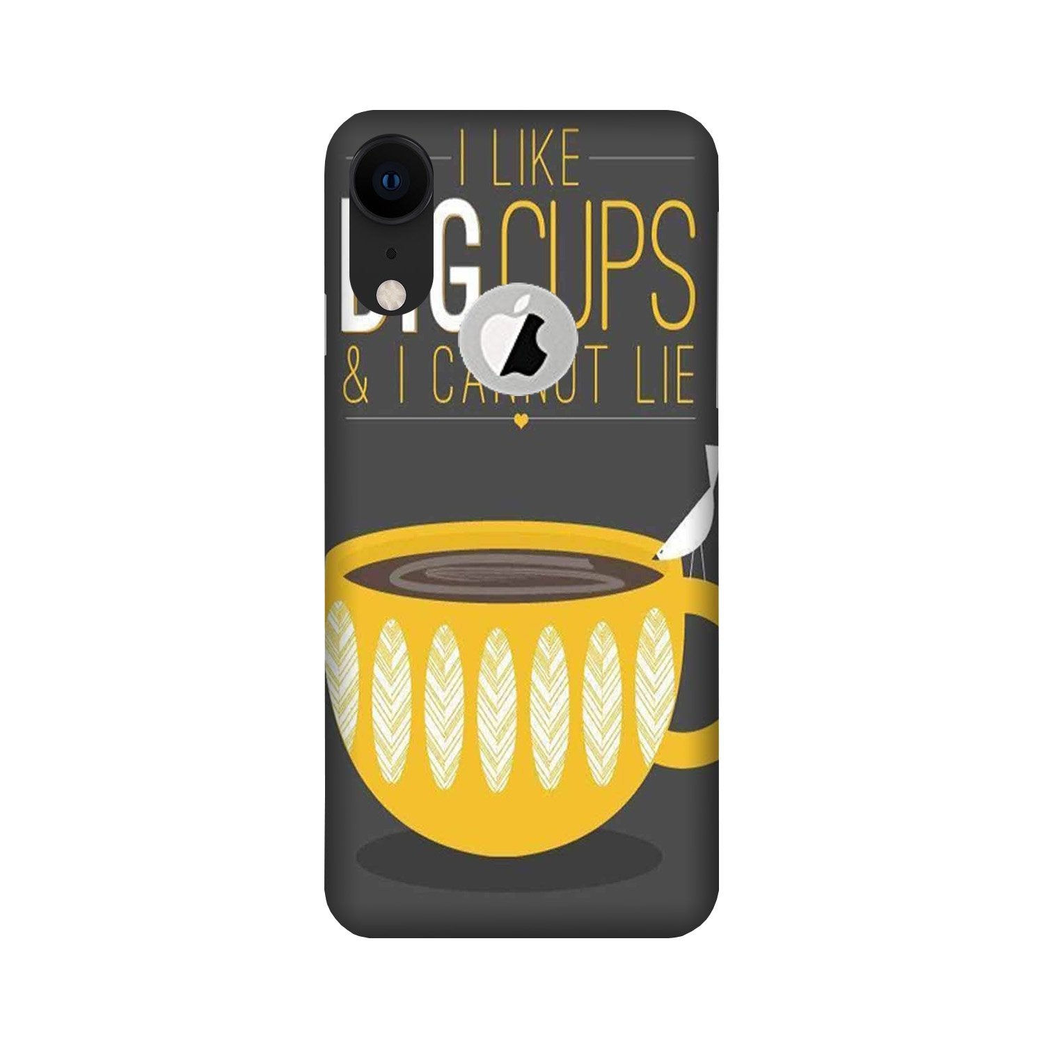 Big Cups Coffee Mobile Back Case for iPhone Xr logo cut (Design - 352) Big Cups Coffee Mobile Back Case for iPhone Xr logo cut (Design - 352)