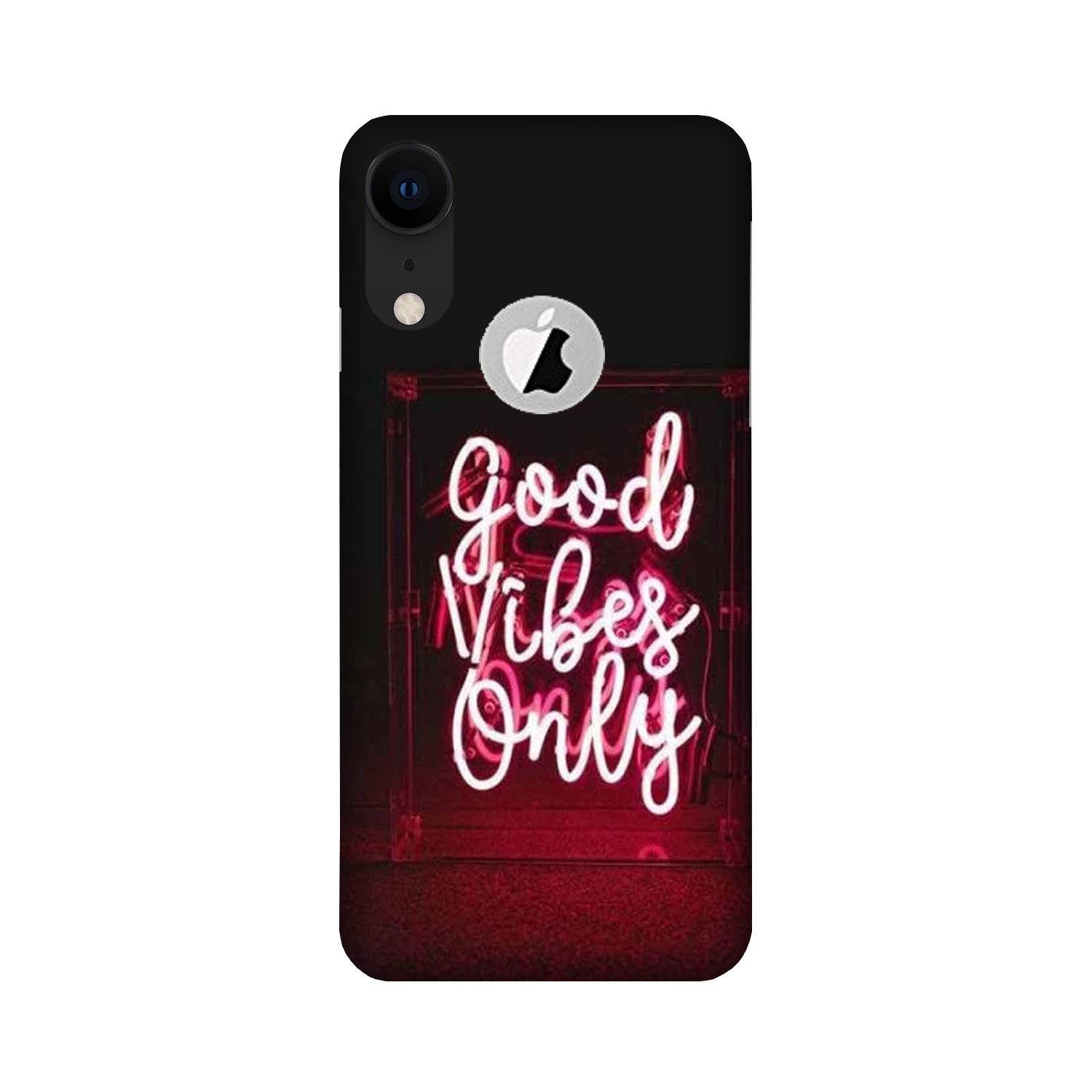 Good Vibes Only Mobile Back Case for iPhone Xr logo cut (Design - 354) Good Vibes Only Mobile Back Case for iPhone Xr logo cut (Design - 354)
