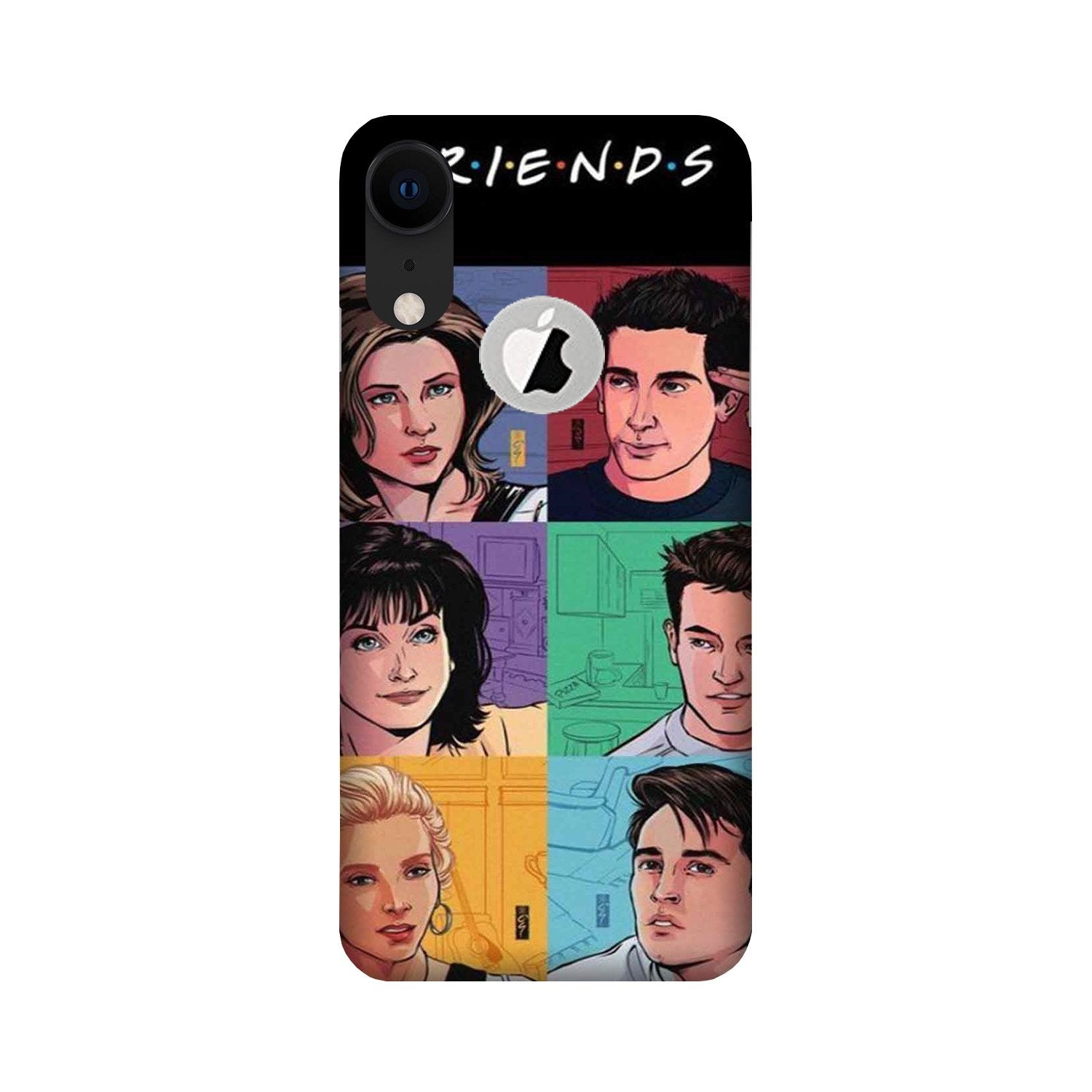 Friends Mobile Back Case for iPhone Xr logo cut (Design - 357) Friends Mobile Back Case for iPhone Xr logo cut (Design - 357)