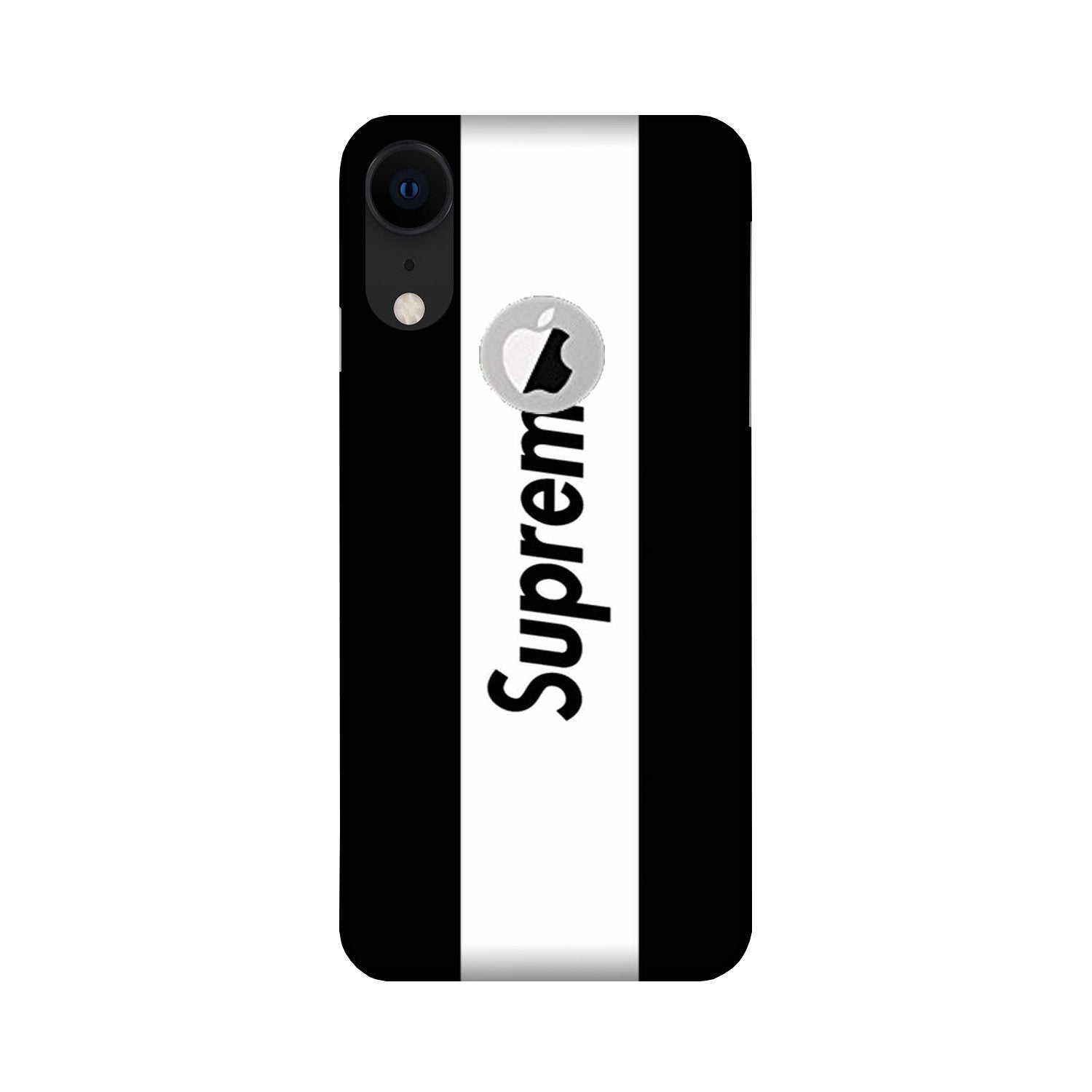Supreme Mobile Back Case for iPhone Xr logo cut (Design - 388) Supreme Mobile Back Case for iPhone Xr logo cut (Design - 388)