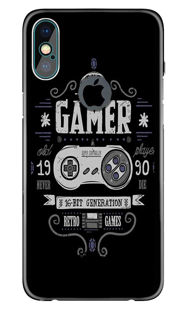 Gamer Mobile Back Case for iPhone X logo cut (Design - 330) Gamer Mobile Back Case for iPhone X logo cut (Design - 330)