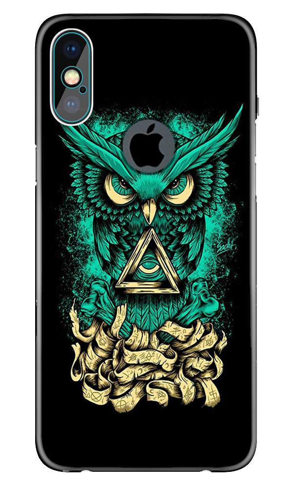 Owl Mobile Back Case for iPhone X logo cut (Design - 358) Owl Mobile Back Case for iPhone X logo cut (Design - 358)